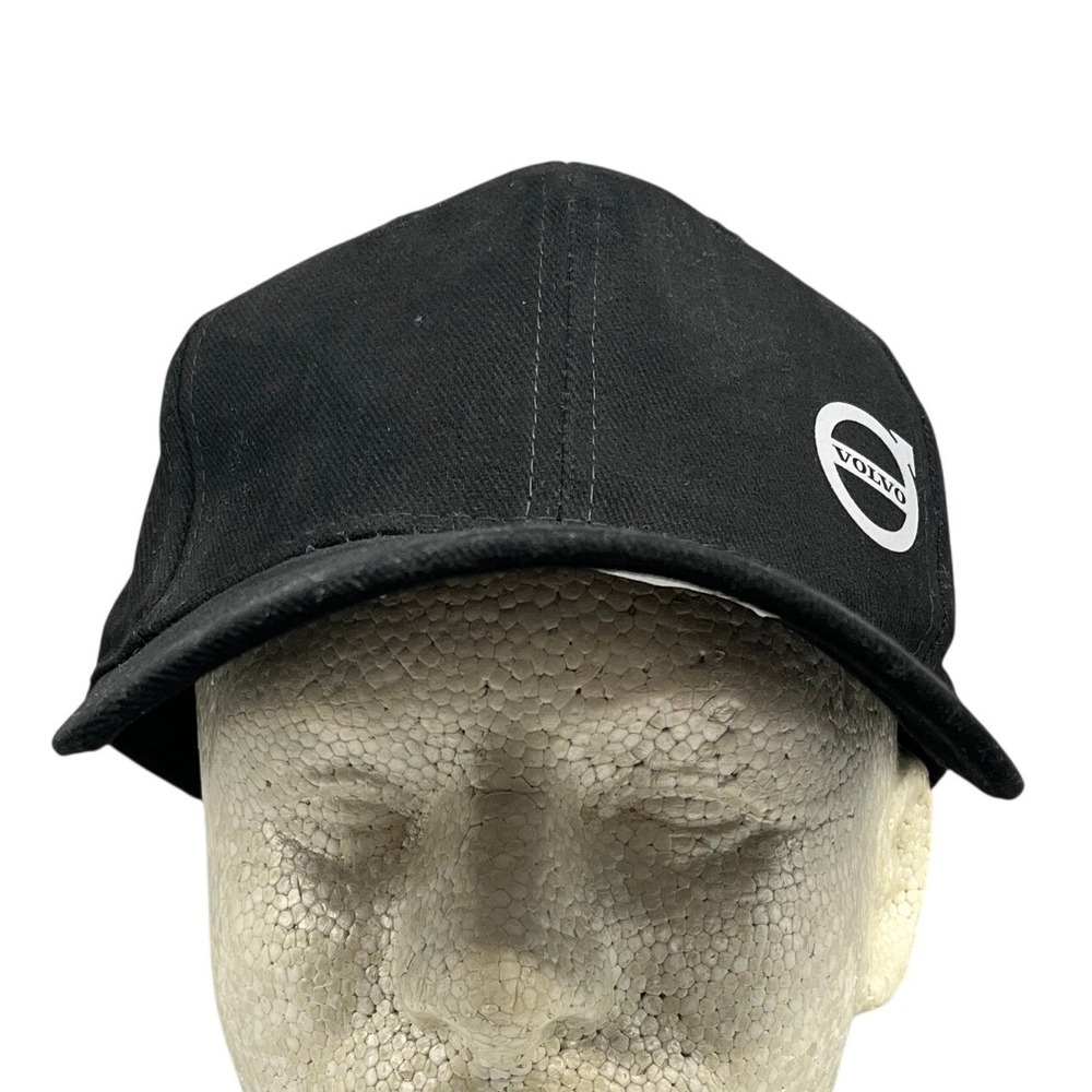 Volvo Brushed Heavy Cotton Cap Black Automotive Logo‎ OS Men Gorpcore
